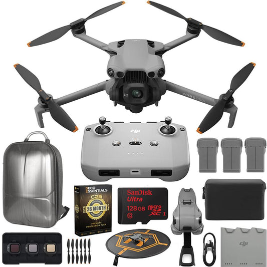 DJI Mini 5 Pro Drone Fly More Combo w/ DJI RC-N3 +26 Month Protection Kit