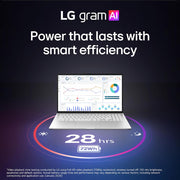 LG gram 15.6" Copilot+ PC AMD Ryzen AI 7, 16GB RAM, 512GB SSD Touch Laptop