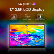 LG gram Pro 17" Copilot+ PC Intel Ultra 7, 32GB RAM, 512GB SSD Touch Laptop