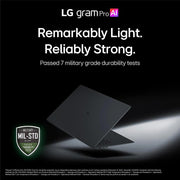 LG gram Pro 17" Copilot+ PC Intel Ultra 7, 32GB RAM, 512GB SSD Touch Laptop