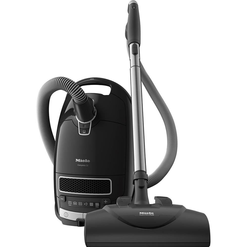 Miele Complete C3 Kona Powerline Vacuum Cleaner for Heavy Duty Carpets, Obsidian Black