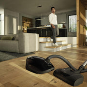 Miele Complete C3 Kona Powerline Vacuum Cleaner for Heavy Duty Carpets, Obsidian Black