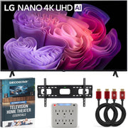 LG 55-Inch Nano 4K UHD AI NU70 Smart TV (2026) w/ Accessories Bundle