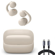 Sony LinkBuds Clip Open-Ear Truly Wireless Earbuds WFLC900/C + USB Cable Bundle