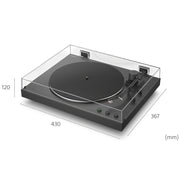 Sony PS-LX3BT Full Auto Playback Turntable, Black + PreSonus Eris 3.5 Studio Monitors