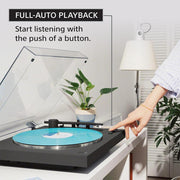 Sony PS-LX3BT Full Auto Playback Turntable, Black + PreSonus Eris 3.5 Studio Monitors