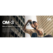 OM SYSTEM Olympus OM-3 Silver Micro Four Thirds System Travel Camera + Hiking Bundle