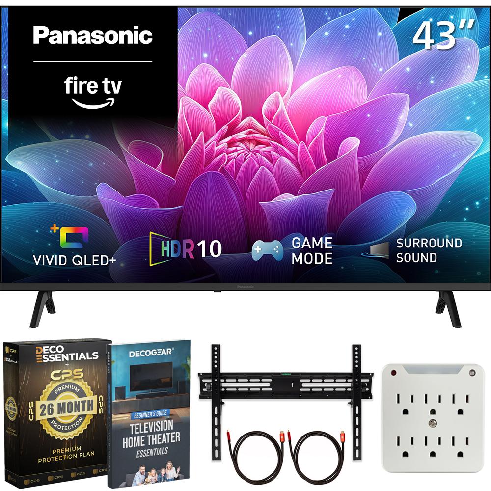 Panasonic 43" S65C Full HD 1080p 60Hz QLED Fire TV (2026) w/ 26 Month Protection Bundle