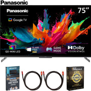 Panasonic 75" W85C 4K QD-Mini LED Google TV 2026 with 26 Month Protection Bundle