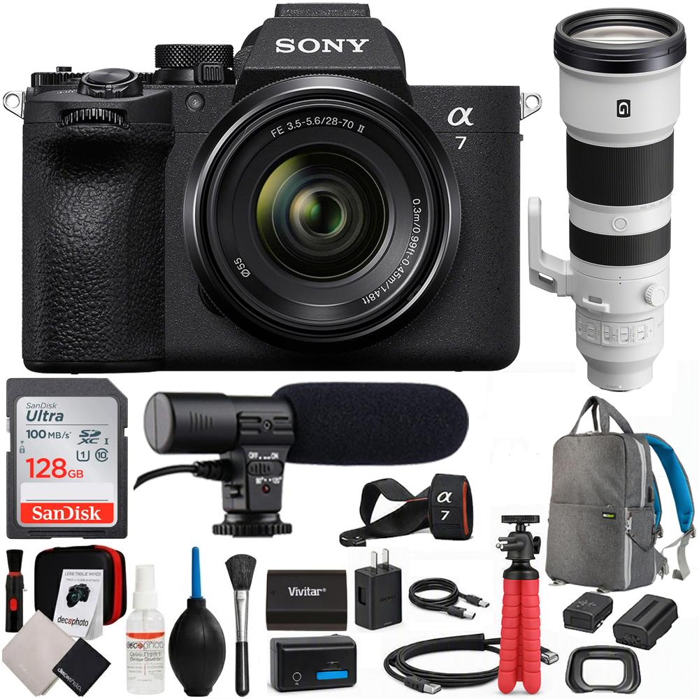 Sony a7 V Full-Frame Mirrorless Camera (28-70mm + 400-800mm) Dual Lens Bundle