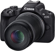 Canon EOS R50 Mirrorless Camera with 2 Lens Kit 18-45mm + 55-210mm IS STM + Pro Bundle