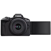 Canon EOS R50 Mirrorless Camera with 2 Lens Kit 18-45mm + 55-210mm IS STM + Pro Bundle