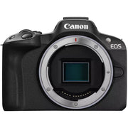 Canon EOS R50 Mirrorless Camera with 2 Lens Kit 18-45mm + 55-210mm IS STM + Pro Bundle
