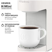 Keurig K-Mini K-Cup Pod Coffee Maker 6-12 oz Warm Stone