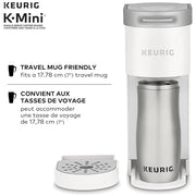 Keurig K-Mini K-Cup Pod Coffee Maker 6-12 oz Warm Stone