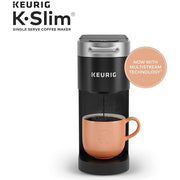 Keurig K-Slim Single Serve K-Cup Pod Coffee Maker, Black