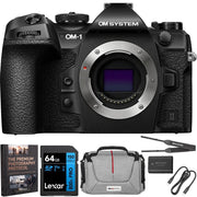 OM SYSTEM Olympus OM-1 Mark II 20MP 4K Mirrorless Camera Body + 64GB Memory Bundle