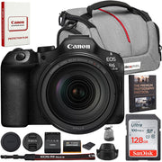 Canon EOS R6 Mark III Camera with RF24-105mm F4 L IS USM Lens+128GB Card Bundle