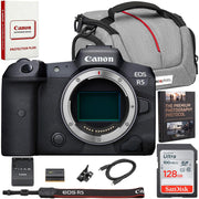 Canon EOS R5 Full Frame Mirrorless Camera Body with 45MP + Accessories Bundle