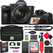 Sony a7 III Mirrorless 4K Camera + 28-70mm Lens + Deco Gear Case & Accessory Bundle