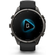 Garmin fenix 9 Pro inReach, 47 mm Carbon Gray DLC Titanium with Black/Pebble Gray Band