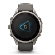 Garmin fenix 9 Pro inReach, Solar, 47 mm Titanium with Pebble Gray/Silver Gray Band