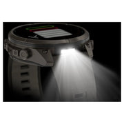 Garmin fenix 9 Pro inReach, Solar, 47 mm Titanium with Pebble Gray/Silver Gray Band