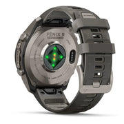 Garmin fenix 9 Pro inReach, Solar, 47 mm Titanium with Pebble Gray/Silver Gray Band