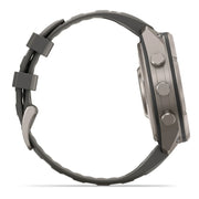 Garmin fenix 9 Pro inReach, Solar, 47 mm Titanium with Pebble Gray/Silver Gray Band