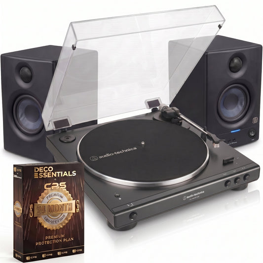 Audio-Technica AT-LP60XBT-BK Fully Automatic BT Turntable + 26 Month Protection