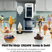 Ninja CREAMi Swirl 13-in-1 Soft Serve Ice Cream Machine