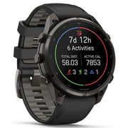 Garmin fenix 9 Pro inReach 47 mm DLC Titanium with Gray Band + Essential Bundle
