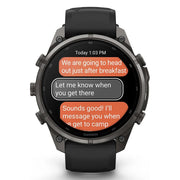 Garmin fenix 9 Pro inReach 47 mm DLC Titanium with Gray Band + Essential Bundle
