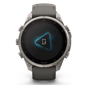 Garmin fenix 9 Pro Solar, 47mm Titanium with Silicone Band +Essential Protection Bundle