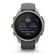 Garmin fenix 9 Pro Solar, 47mm Titanium with Silicone Band +Essential Protection Bundle