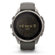Garmin fenix 9 Pro inReach, Solar, 47mm Titanium + Essential Protection Bundle