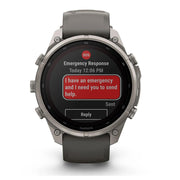 Garmin fenix 9 Pro inReach, Solar, 47mm Titanium + Essential Protection Bundle