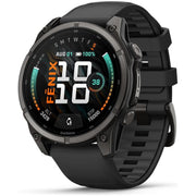 Garmin Fenix 9 47 mm Carbon gray DLC titanium w/Black Band +Essential Protection Bundle
