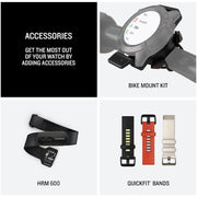 Garmin Fenix 9 51 mm Carbon gray DLC titanium w/Black Band +Essential Protection Bundle