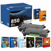 Brother High-Yield Toner Black Twin Pack with Printer eBook & Printer Essentials