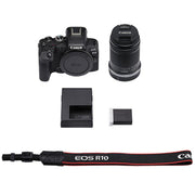 Canon EOS R10 Mirrorless Camera + RF-S 18-150MM IS STM Lens Premier Bundle