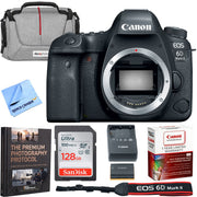 Canon EOS 6D Mark II 26.2MP Full-Frame DSLR Camera (Body) Premier Bundle