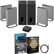 Sony  BRAVIA Theater Quad w/ 16 total speakers + 2x SA-SW7 Subwoofer + Warranty Pack