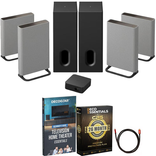 Sony  BRAVIA Theater Quad w/ 16 total speakers + 2x SA-SW7 Subwoofer + Warranty Pack