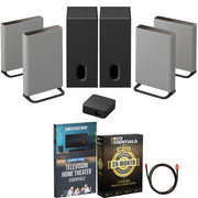 Sony  BRAVIA Theater Quad w/ 16 total speakers + 2x SA-SW8 Subwoofer + Warranty Pack