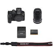 Canon EOS R7 Mirrorless Camera with 2 Lens Kit 18-150mm + 75-300mm Premier Bundle