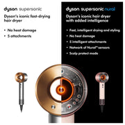 Dyson HD16 Supersonic Nural Hair Dryer, Ceramic Pink - Refurbished