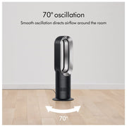 Dyson Hot+Cool Jet Focus fan heater AM09 (Satin Black/Nickel), Large - Refurbished
