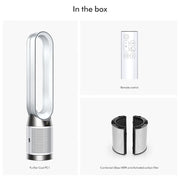Dyson TP11 Purifier Cool PC1, HEPA Air Purifier Tower Fan, White - Refurbished