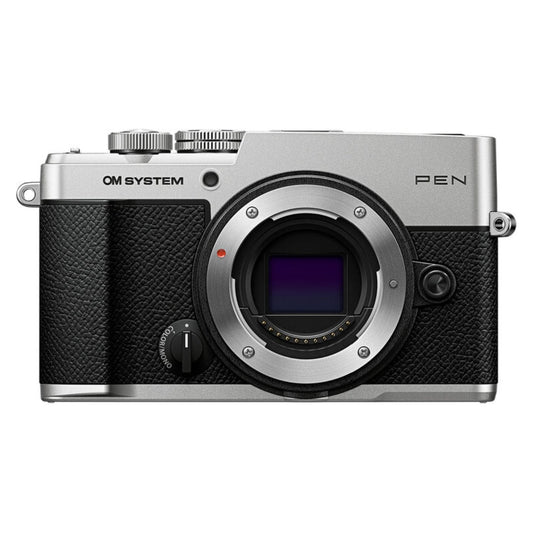 OM SYSTEM  PEN Mirrorless Camera (Silver)